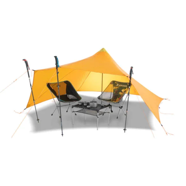 เต็นท์แคมป์ปิ้ง TrailStar 5 ของ FLAME Ultralight 1-2 คนกลางแจ้ง 20D